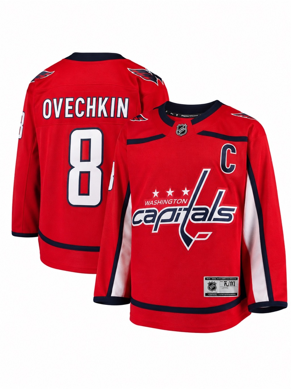 Washington Capitals Alexander Ovechkin #8 Fanatics NHL Jersey Youth L/XL